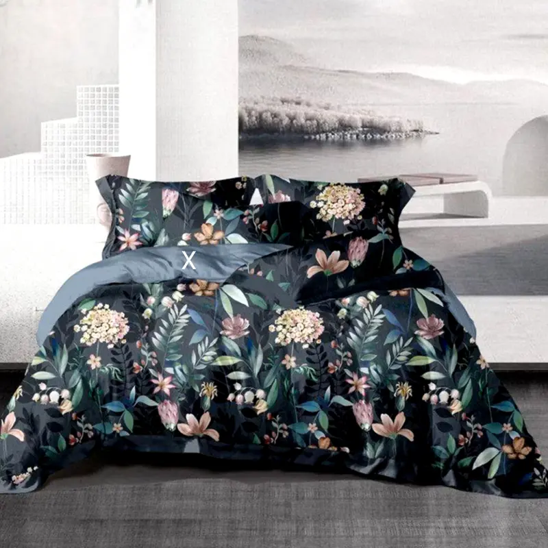 Sprei Sutra Serat Bambu Dallena / Biela / Deem gold / Groente / Corner / Noah Blue / Noah Brown - Roemah Sprei 1