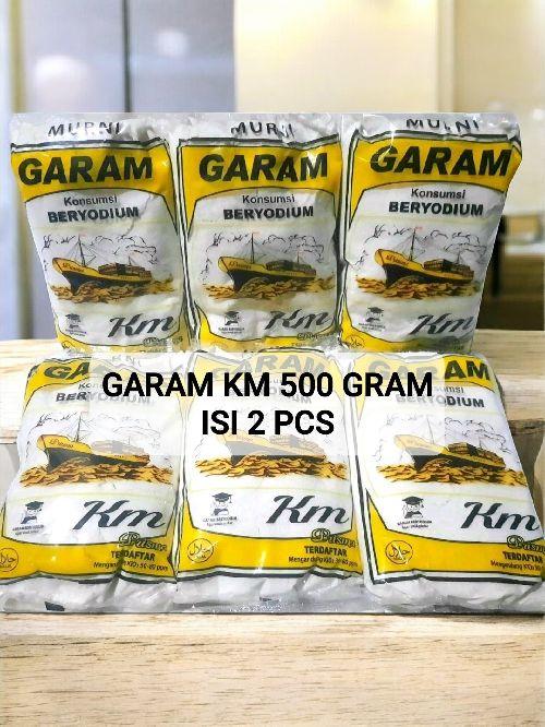 Prima Garam Yodium Cap KM 500 Gram Bumbu Penyedap Masakan Kemasan Praktis 500 Gram Cocok untuk Kebutuhan Sehari-hari dan Grosir