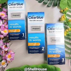 Original ClearBlue Digital Pregnancy Test Smart Countdown Tanpa Tampilan Usia Kehamilan