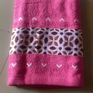 PAKET 3 PCS HANDUK MANDI - UK 70 X 140 CM - BAHAN KATUN HALUS - MENYERAP MOTIF WARNA RANDOM