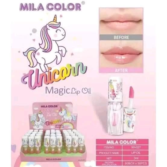 [Satu Pcs] Lip Serum Oil Mila Color Unicorn Mini 4