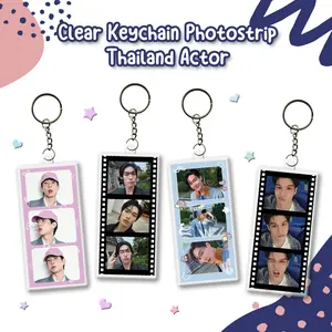 Thailand Actor keychain akrilik gantungan kunci photostrip ganci aktor thai acrylic gmmtv