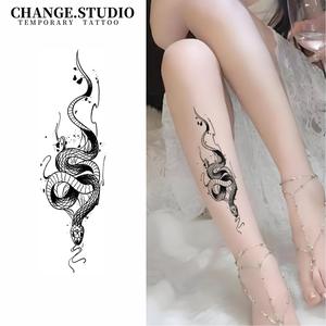 Hình Xăm Tạm Thời, Hình Xăm Rắn, Lâu Trôi Trong 15 Ngày, Không Thấm Nước, Không Lo Ma Sát, Miếng Dán Hình Xăm