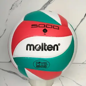 Bola voli murah model mollten merah hijau Bola anak Ball press tempel Outdoor