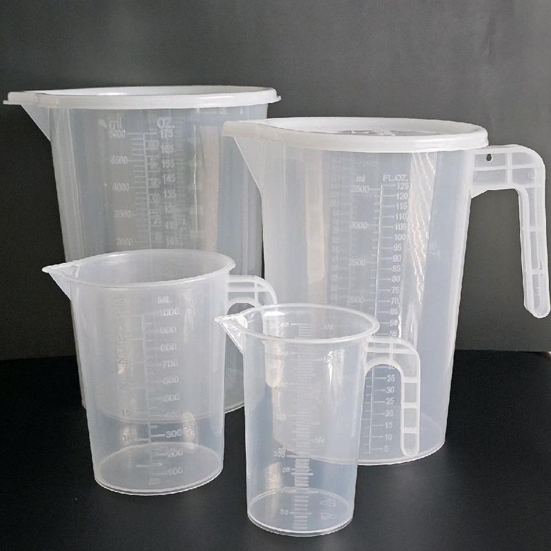  Ca đong định lượng 1000ml 2000ml 3500ml 5000ml chất liệu nhựa PP chịu nhiệt an toàn vệ sinh thực phẩm cho pha chế nấu ăn làm bánh đủ size ly đong chính xác 