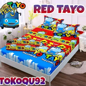 SPREI TAYO / SPREI ANAK MOTIF KARTUN/ SPREI HOMEMADE MURAH BERKUALITAS