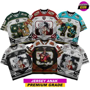 Fasterkids Jersey anak Usia 3-14 tahun Bahan dryfit / Jersey Anak Karakter / Anak Laki-Laki Olahraga Outdoor Sport