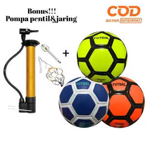 BOLA FUTSAL MENOR QUALITY FUTSAL SIZE 4/GRATIS POMPA PENTIL&JARING