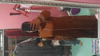 Product Review of MT - Tania Gamis Strip Kombinasi Elegant Bahan Knit Osaka [READY SIAP KIRIM] from A**n 0
