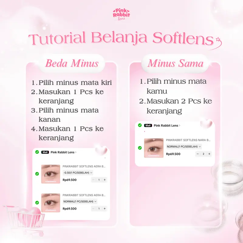 PINKRABBIT SOFTLENS SUPER COMFY SUNNY BROWN - Normal, Minus 0.50 S/D 10.00 (1PCS/Sebelah) Eye Contact Lens 3