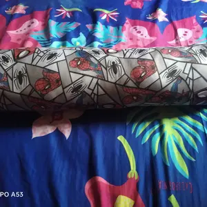 1Set Bantal Guling Anak Junior Belita Motif Spiderman Super  Herro Katun Anti Bakteri Bisa Dicuci Bed