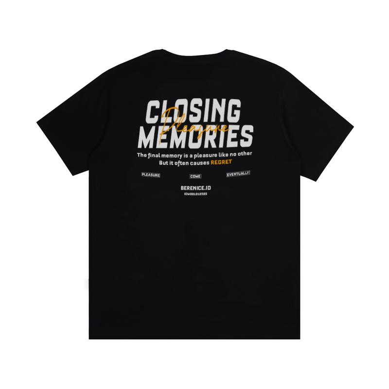 Product Introduction of Berenice T-shirt Closing Memories Black | Kaos Distro Pria | Combet 24s 15