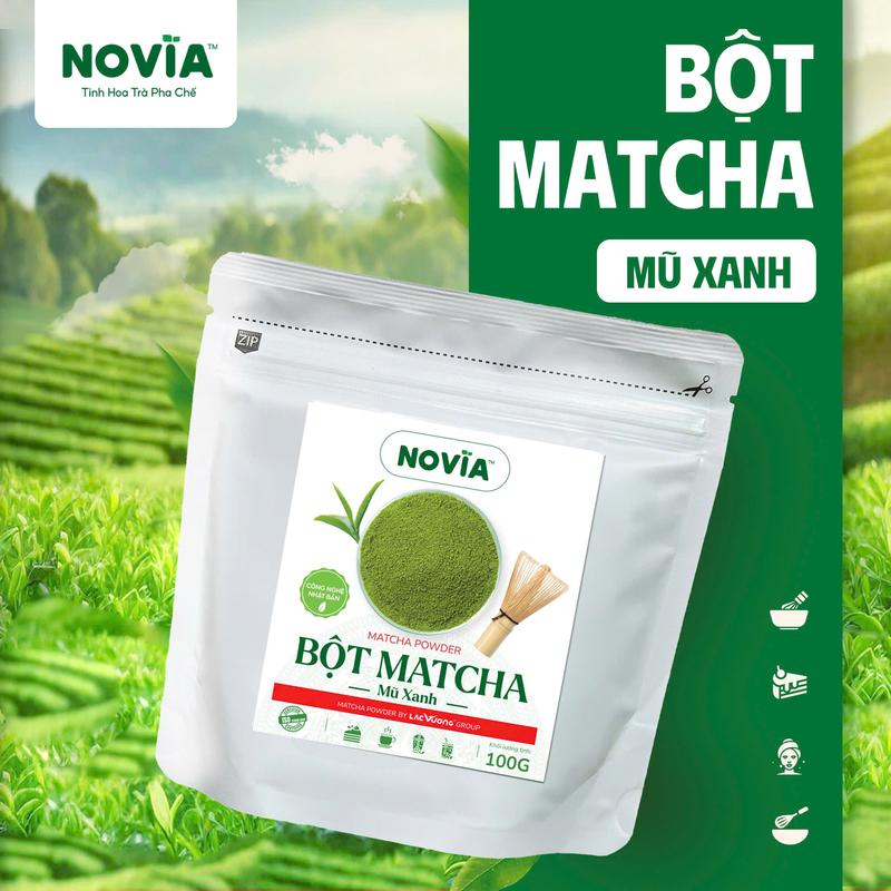 Bột Trà Xanh Matcha Novia Mũ Xanh