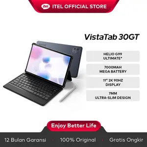 [With Keyboard and Pen] Official itel VistaTab 30GT 6+128GB Tablet / Pad - Helio G99 | Layar 11” 2K 90Hz | 7000mAh Baterai | Desain Ultra Slim 7mm