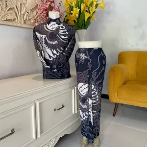 Batik couple rok span/kemeja batik katun