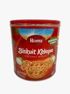 ROMA BISKUIT KELAPA KALENG 6 X 345GR - Biskuit Kelapa Gurih Renyah