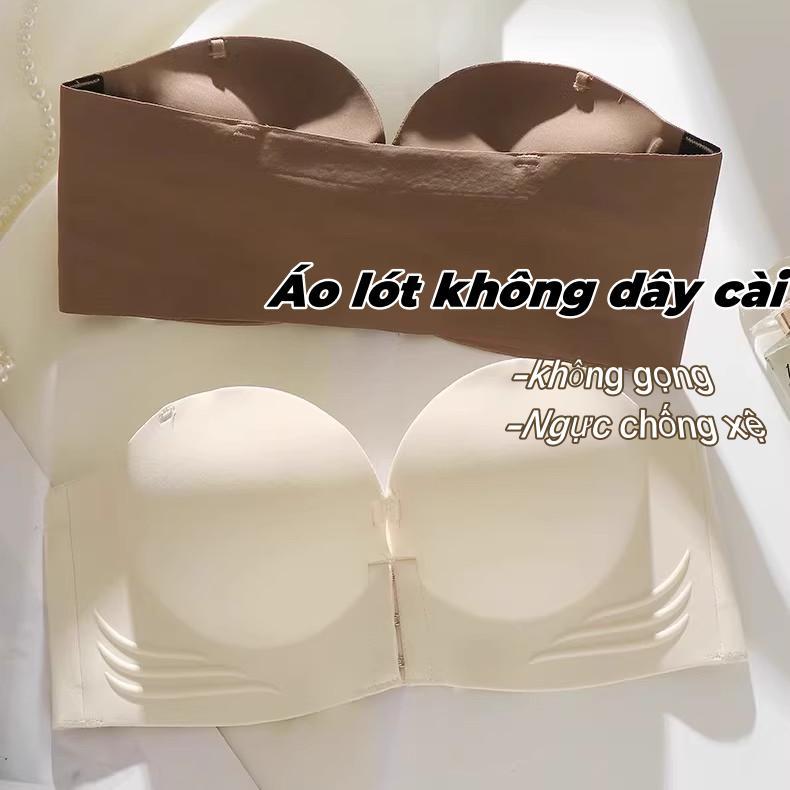  Áo ngực nữ ,áo lót không dây cài ,áo ngực hai nút phía trước,không gọng đệm dày bàn tay nâng ngực chống xệ Women Bra Voan Top 