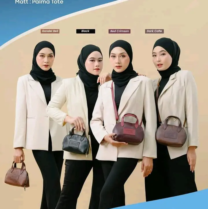 Aiko bag by Ghiina Fashion - Tas cantik bahan palma tote - kekinian mewah elegant simple 0