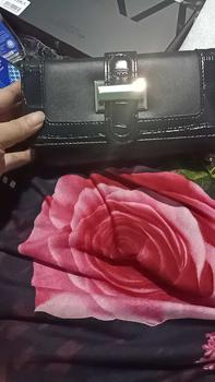 Product Review of CEKA Dompet Wanita Serbaguna Panjang Dompet Croco Kulit Dompet Kartu Terbaru - Lindex Long Wallet from y**✨ 1