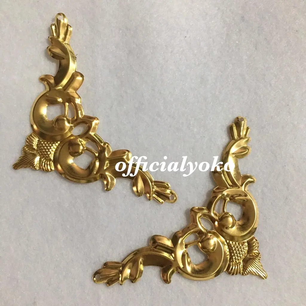 Lempengan Besi Emas / Hiasan / Dekorasi Mahar / Hantaran / Prakarya isi 2pcs #5