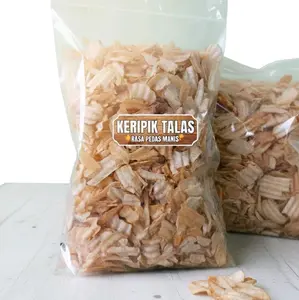 Keripik talas sukaku patahan/remahan rasa pedas manis 500g . renyah gurih