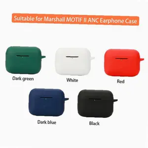 New arrival Case Casing Cover Silicone for Marshall Motif II ANC + Carabiner | best seller