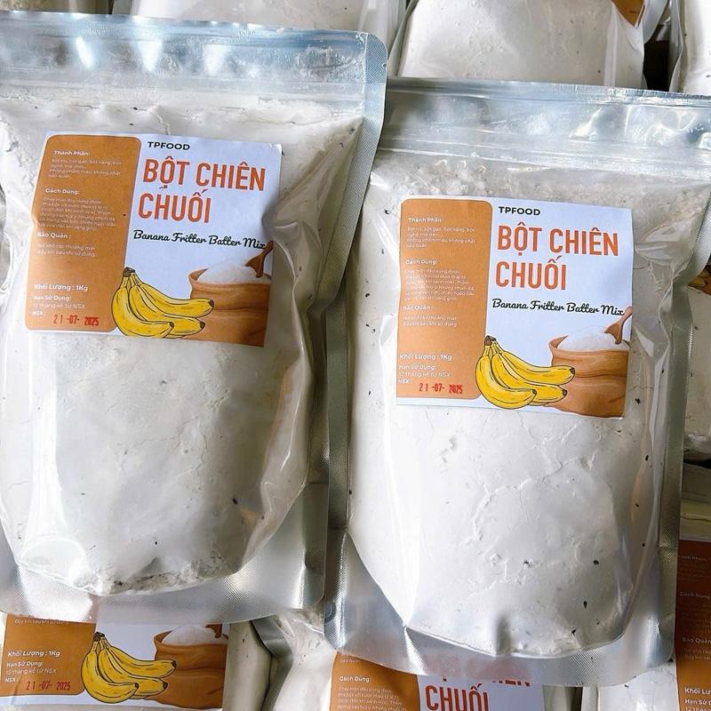 TPFOOD BỘT CHIÊN CHUỐI AN GIANG Gói 1 Kg - Giòn Phồng Thơm Ngon
