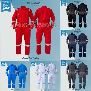 AGEN AGEN Katelpak/wearpack coverall/seragam bengkel/safety 13 Warna lengkap dan termurah