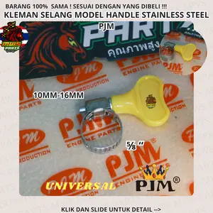 HOSE CLAMP KLEM KLEMAN SELANG UNIVERSAL MODEL KUPING STAINLESS STEEL KELEM PENJEPIT SELANG KLEM SELANG VARIASI UKURAN 1 IN 1,5 IN 1.5 5/8 IN INC INCH INCI 25 - 38 16- 25 10 16 MM