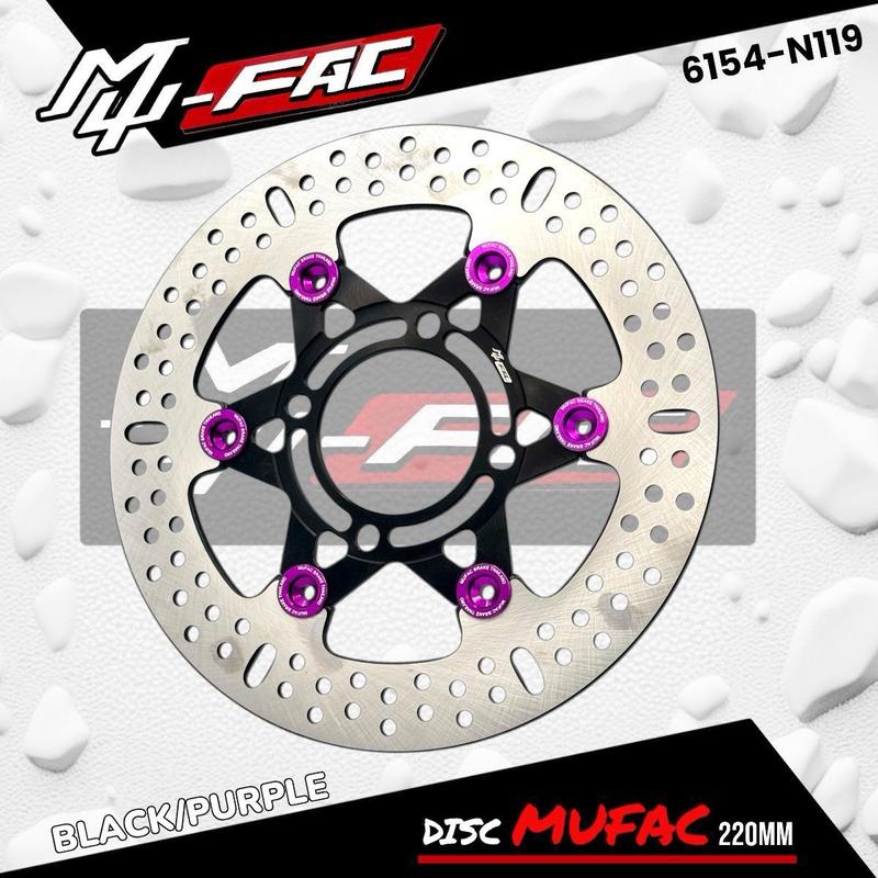 CAKRAM PIRINGAN DEPAN UK 220mm FULL CNC NEW EDITION UNIVERSAL MOTOR MIO VARIO BEAT MIO SOUL SCOOPY JUPITER MX DLL 1