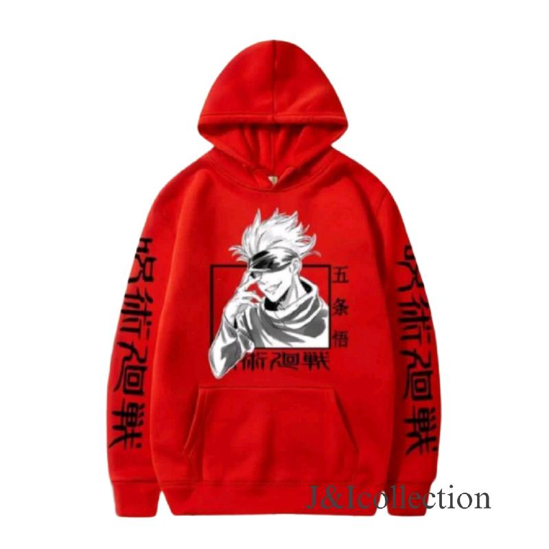 Jaket Hoodie Anak Anime Naruto/ Sweater Anak Tanggung Usia 7-15 Tahun/ Hoodie Anime JUJUTSU KISEN/ Sweater GOJO SATORU Keren/ Sweater Sablon DTF/ Fashion Atasan anak 5