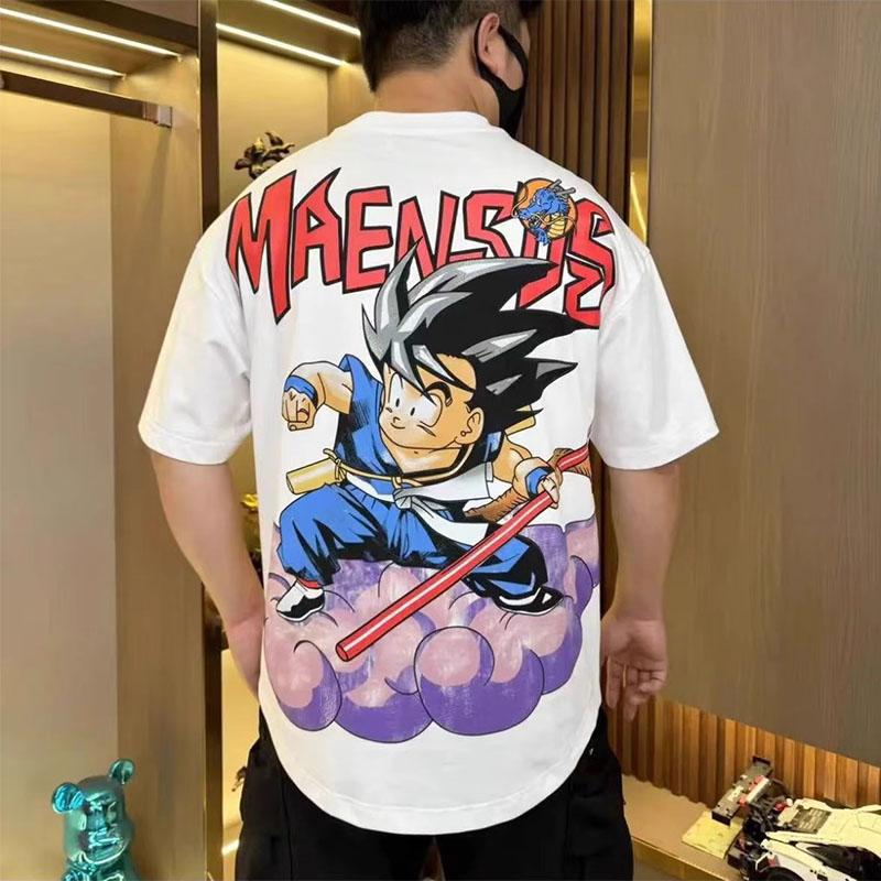 Fashion Dragon Ball Anime Character T-shirt Short Sleeve Wukong Cartoon Trendy T-shirt Clothing Casual Cosplay 8
