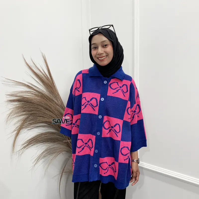 Floryn Oversized Shirt Knitwear Sweater 5