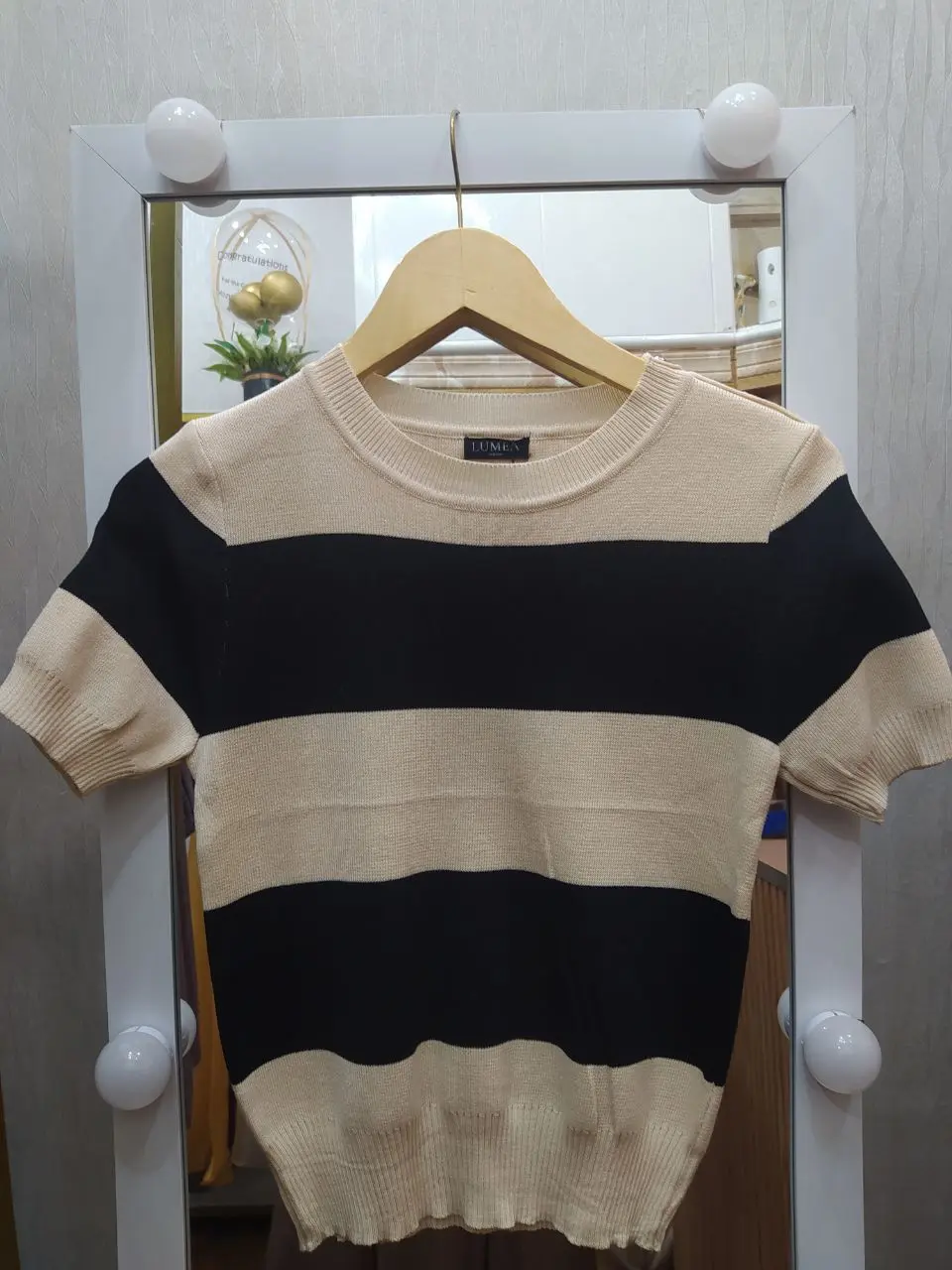 Kaos Rib Garis by Lumea Fashion