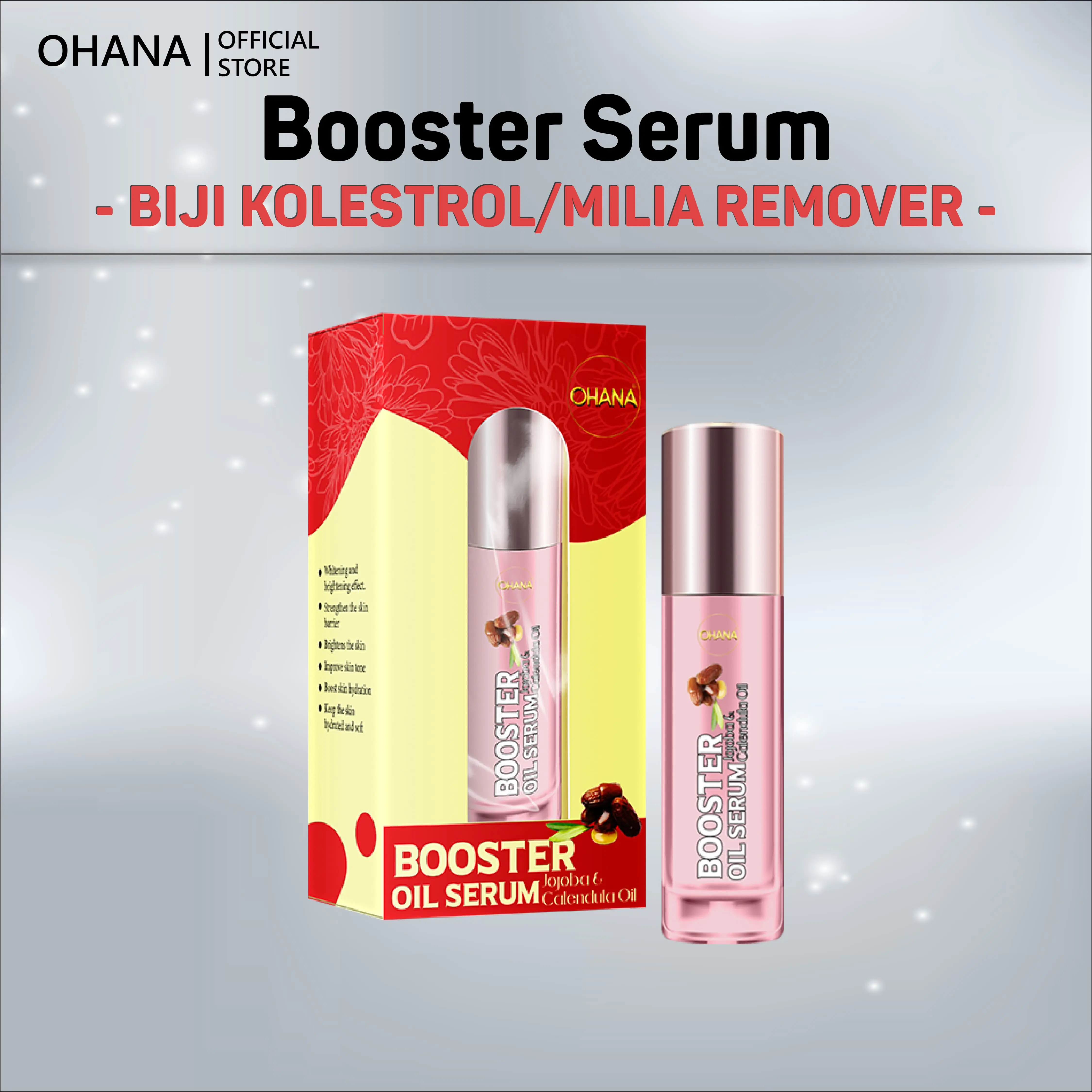 Serum Biji Kolestrol Serta  Mengecutkan Jerawat Kulit Mencerahkan Vitamin Mineral Skincare