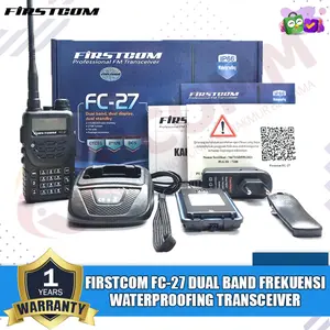 Firstcom Fc 27 Fc-27 Fc27 Dualband Waterproof HT Firstcom Fc 27 Fc-27 IP66 Vhf Uhf Original Garansi