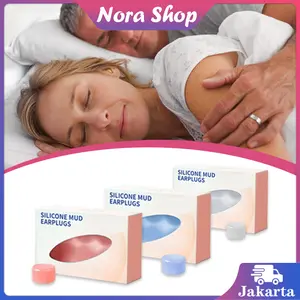 Penutup Telinga Resin Silikon Anti Air 6 Pcs / Uleni Sesuai Keinginan / Alat Penutup Telinga Anti Bising