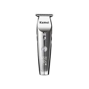 Kemei KM-126 New Professional Rechargeable Electric Fast USB Charge LCD Hair Clipper