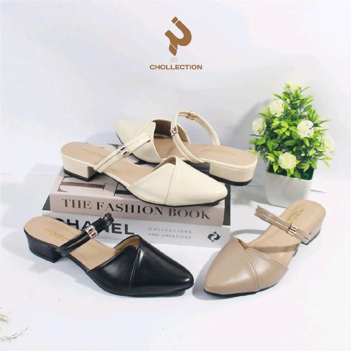Sepatu Sandal Hak Tahu 3CM (Tersedia Sz 36-40)
