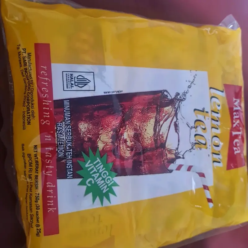 Maxtea lemon tea isi 30 sachet berat 25gram 1