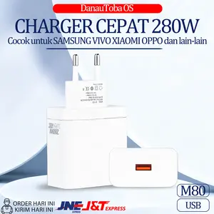 DanauToba OS - Super Fast Charging 280W - Aman, Cerdas, Auto Adjust - Untuk Samsung/VIVO - Kualitas Terjamin