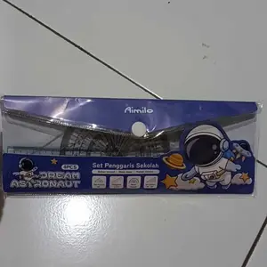 [READY] Aimilo Penggaris Lucu 1 Set 4 Pcs Premium Ruler Dapat Ditekuk Tanpa Patah Plastik
