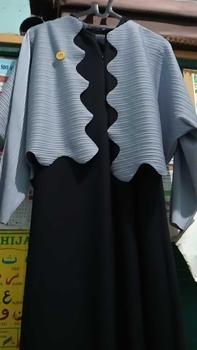 Product Review of Soraya Moeslim Cardi Azura Mix Inner Premium Dress mewah Wanita Dewasa Remaja Pesta Lebaran Cardigan Muslim waffle Santai Kardigan Outer Panjang Casual Kondangan Baju from a**y 2