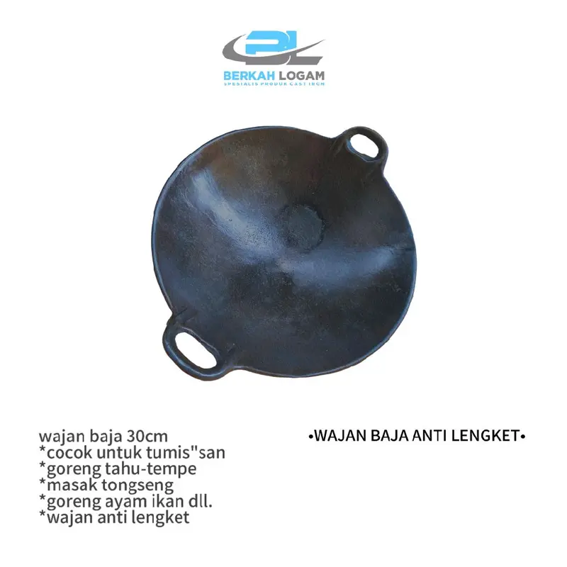 WAJAN TEBAL BAJA COR KUNO ANTI LENGKET 30CM 1