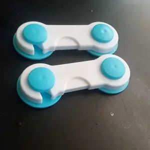 Pengaman Laci Lemari Safe Lock Pengait Pintu Penahan Kulkas Pengunci Furniture Pelindung Bayi Baby Safety Lock HM016 - XOBOX