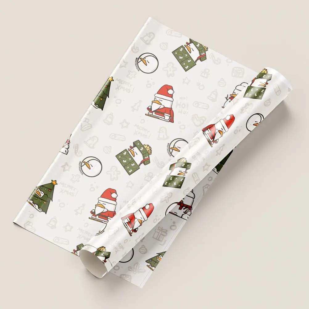 15Pcs Christmas Wrapping Papers