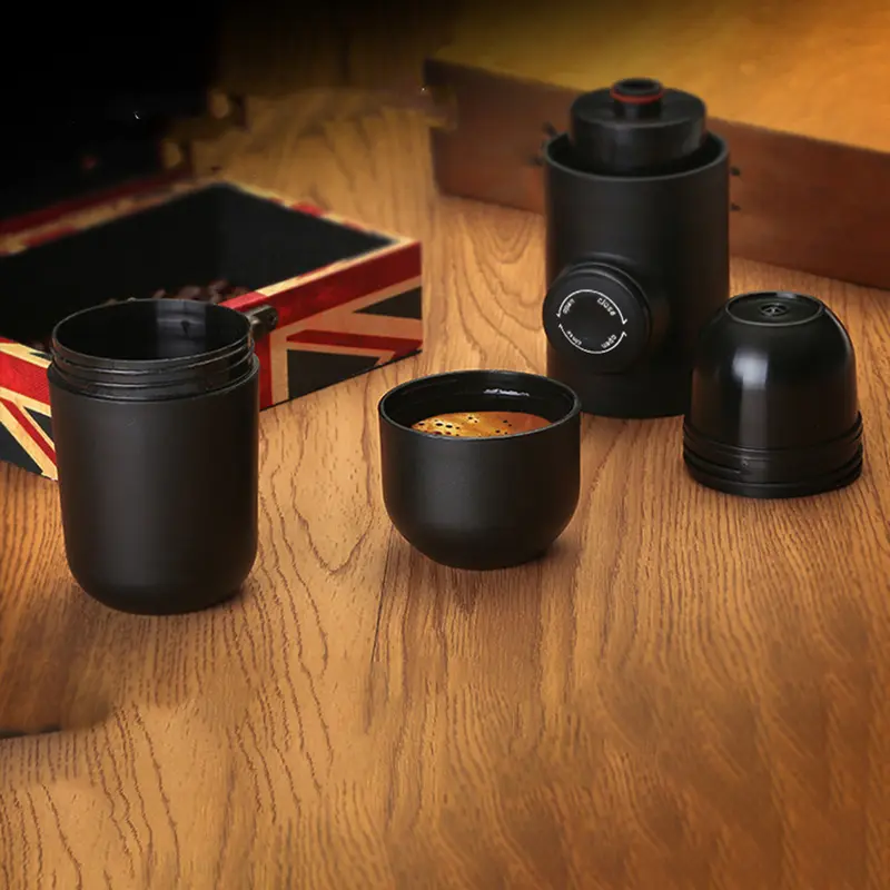Máy pha cà phê Espresso, Cầm Tay mini, với tính năng áp suất, Máy pha cà phê Espresso Thủ Công Thích hợp để pha cà phê Thủ Công 3