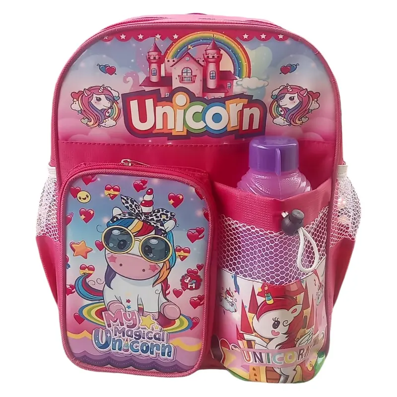 TAS SEKOLAH ANAK PEREMPUAN TK/PAUD ,TAS SEKOLAH BOTOL,TAS VIRAL LABUBU PLESS BOTOL MINUM fashion Motif Ransel 4