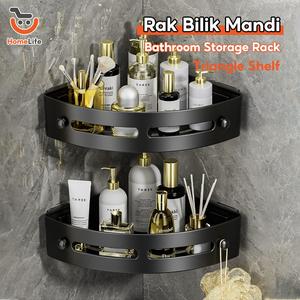 Rak Bilik Mandi Rak Bilik Mandi Rak Tandas Penyimpanan Bilik Mandi Rak Sudut Pemasangan Tanpa Paku Bilik Mandi