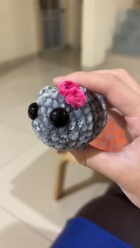 Product Review of ASOBI Gantungan Kunci Meme Sad Mouse/Tikus Sedih, Ada Lagunya dipencet Bahan Rajut from 曾** 0